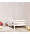 Bed Frame White 75x190 cm 2FT6 Small Single Solid Wood Pine