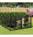 Outdoor Dog Kennel Steel 3.75 m²