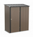 Outdoor Storage Shed Steel Garden Shed w/ Lockable Door for Backyard Outsunny