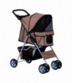 Pet Stroller Carrier Foldable Deluxe Jogger Travel Dog Cat 4 Wheels Pawhut