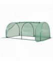 Tunnel Greenhouse Green Grow House Steel Frame Garden Outdoor 200 x 100 x 80cm