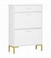 Modern Shoe Cupboard for Hallway w/ Flip Drawers 12 Pair Shoe Storage Organizer