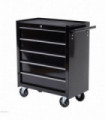Steel 5-Drawer Tool Storage Cabinet Lockable w/ Wheels Handle 2 Keys Garage