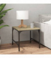Side Table Sonoma Oak 40x40x35 cm Engineered Wood