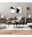 Side Tables 2 pcs Smoked Oak 40x40x35 cm Engineered Wood