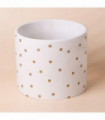 Gold Dot Planter Plant Pot 18 x 18 x 15cm