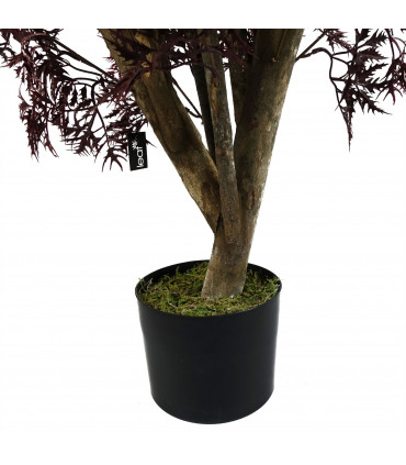 120cm Red Aralia Tree Artificial UV Resistant Outdoor