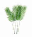 Pack of 6 x 100cm Realistic Artificial Palm Leaf