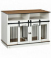 Dog Crate Furniture for Small and Large Dogs with Movable Divider