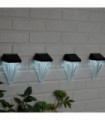 Solar lights Diamond x 4