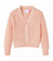 Kids' Cardigan Knitted Mixed Pink 128