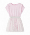 Kids' Dress with Ruffles Light Pink 116