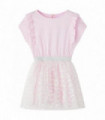 Kids' Dress with Ruffles Light Pink 128