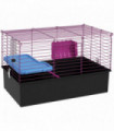 PawHut Small Animal Cage, Rabbit Guinea Pig Hutch, Pet Playhouse