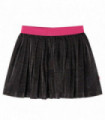 Kids' Pleated Skirt with Glitter Navy 92