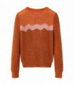 Kids' Sweater Knitted Cognac 140