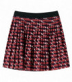 Kids' Pleated Skirt with Glitter Navy 92