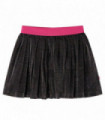 Kids' Pleated Skirt with Glitter Navy 128