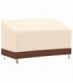 vidaXL 3-Seater Bench Cover Beige 159x84x56/81 cm 600D Oxford
