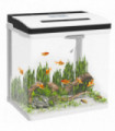 PawHut Aquarium 28L Glass Fish Tank w/ Filter, LED Lighting, Water Pump