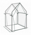 Outsunny Tomato Greenhouse with 2 Zipped Doors, Outdoor Green House, Clear