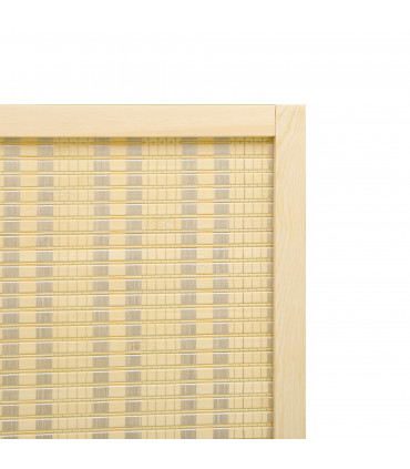 HOMCOM 4 Panel Folding Room Divider 170cm Wall Privacy Screen Protector Natural