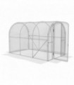 Outsunny 3 x 2 x 2m Polytunnel Greenhouse with Door, Galvanised Steel Frame