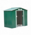 Outsunny Garden Shed Storage Unit w/Locking Door Floor Foundation Vent Green