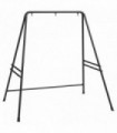 Outsunny Hammock Chair Stand Metal Frame Hammock Stand Only, Black