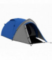 Outsunny Compact Camping Tent with Vestibule & Mesh Vents for Hiking Blue