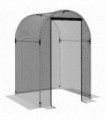 Outsunny Fruit Cage, Plant Protection Tent, 1.2 x 1.2 x 1.9m, Black