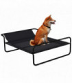 PawHut Raised Dog Bed with Slope Headrest, for Medium Dogs, 106 x 81 x 33cm