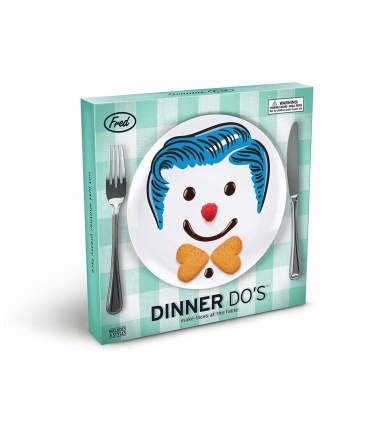 Fred Childrens Dinner Plate `Dinner Do's` Boy Design