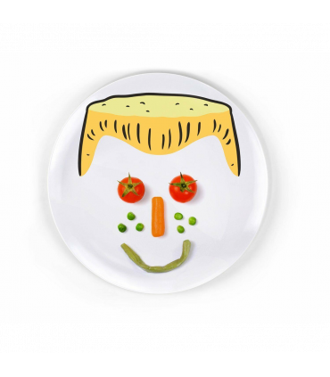 Fred Childrens Dinner Plate `Dinner Do's` Boy Design