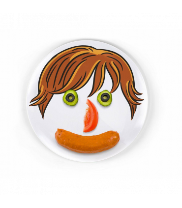 Fred Childrens Dinner Plate `Dinner Do's` Boy Design