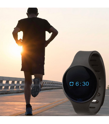Bas-Tek Sport Lightweight Bluetooth Fitness Tracker - Black
