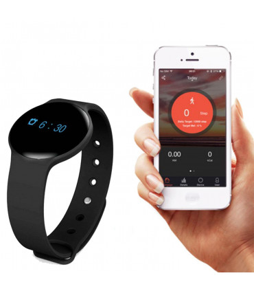 Bas-Tek Sport Lightweight Bluetooth Fitness Tracker - Black
