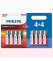 Phillips Power Alkaline Long Lasting Power Batteries, AAx8