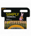 Duracell Simply AAA Non Rechargeable Batteries, 12 Pack