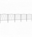 Outsunny 5PCs Decorative Garden Fencing Metal Border Edging