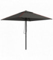 Outsunny Sun Parasol with Vent, Table Umbrella for Patio, Garden, Pool, Grey