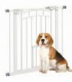 PawHut Pressure Fit, Safety Gate Dog Gate w/ Small Cat Door Opening, 74-80cm