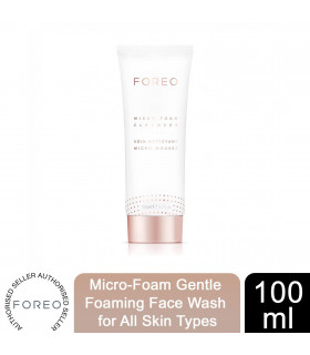 FOREO Micro-Foam Cleanser Gentle Foaming Face Wash for All Skin Types, 100ml