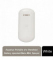 Aquarius Portable and Handheld Battery operated Nano Mist Sprayer, White