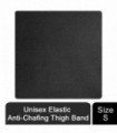 Unisex Elastic Anti-Chafing Thigh Band, One Black Band[S]