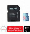 SanDisk Ultra 128 GB, Class 10 (10MB/s) - microSDXC Card