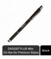 ZAGG Stylus Mini On-the-Go Premium Stylus Pen for Tablets & Smartphones, Black