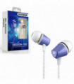 Cocoon 100 Series Noise-Isolating Tangle Free In-Ear Headphone for Smartphone - Cobalt Blue