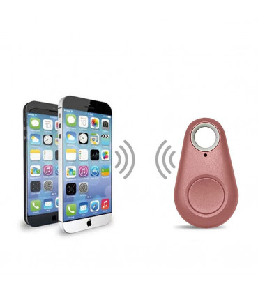 Aquarius Key Finder Anti-Lost Alarm with GPS Last Location Finder, Rose Gold