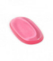 Silicone MakeUp Sponge Blending Applicator Puff Washable Skin Care Blusher Brush[Baby Pink]